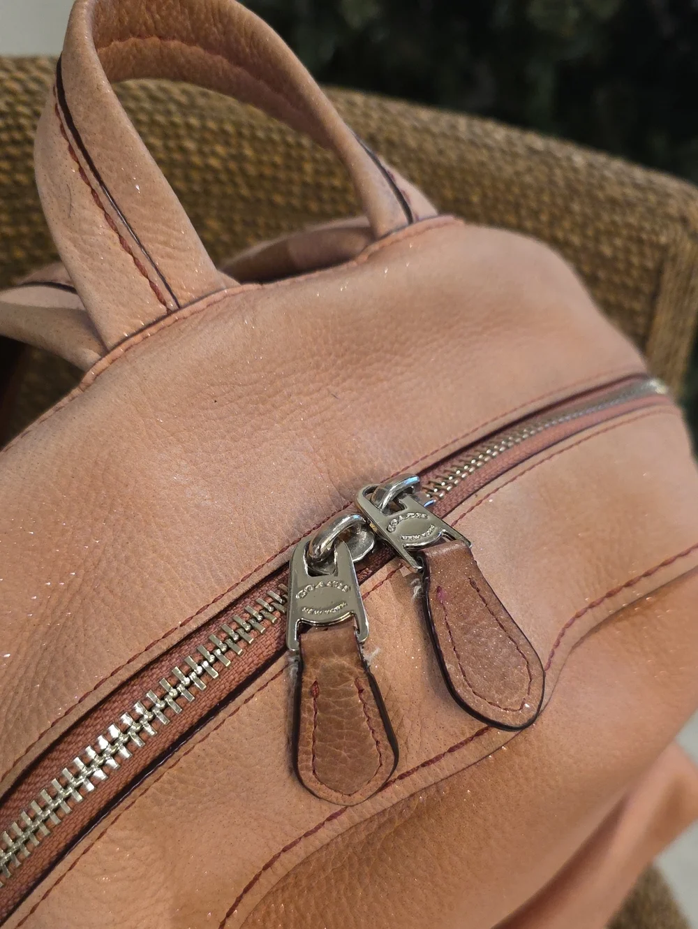 Coach - Rose Pink Tan Backpack - Classic Everyday Bag